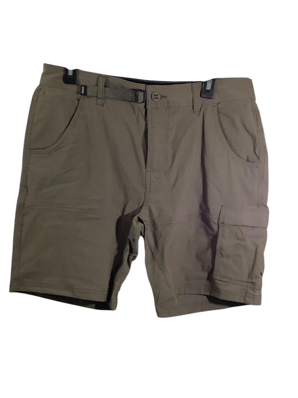 Brand New Prana Men's Athletic 8” Cargo Shorts - Olive Standard Fit